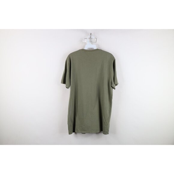 Everlane Mens Size Large Faded Blank Cotton Short Sleeve T-Shirt Green USA - Picture 11 of 13